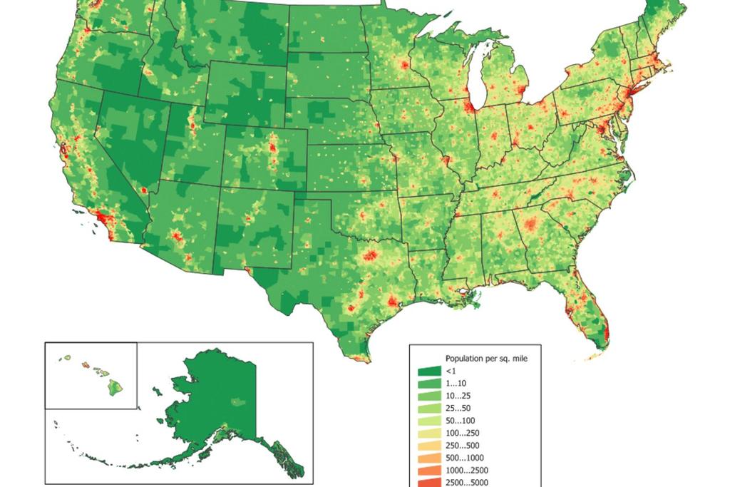 Density Map Coastal Climate