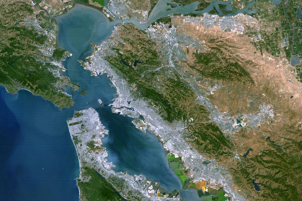 San Francisco Map Sea Level Rising