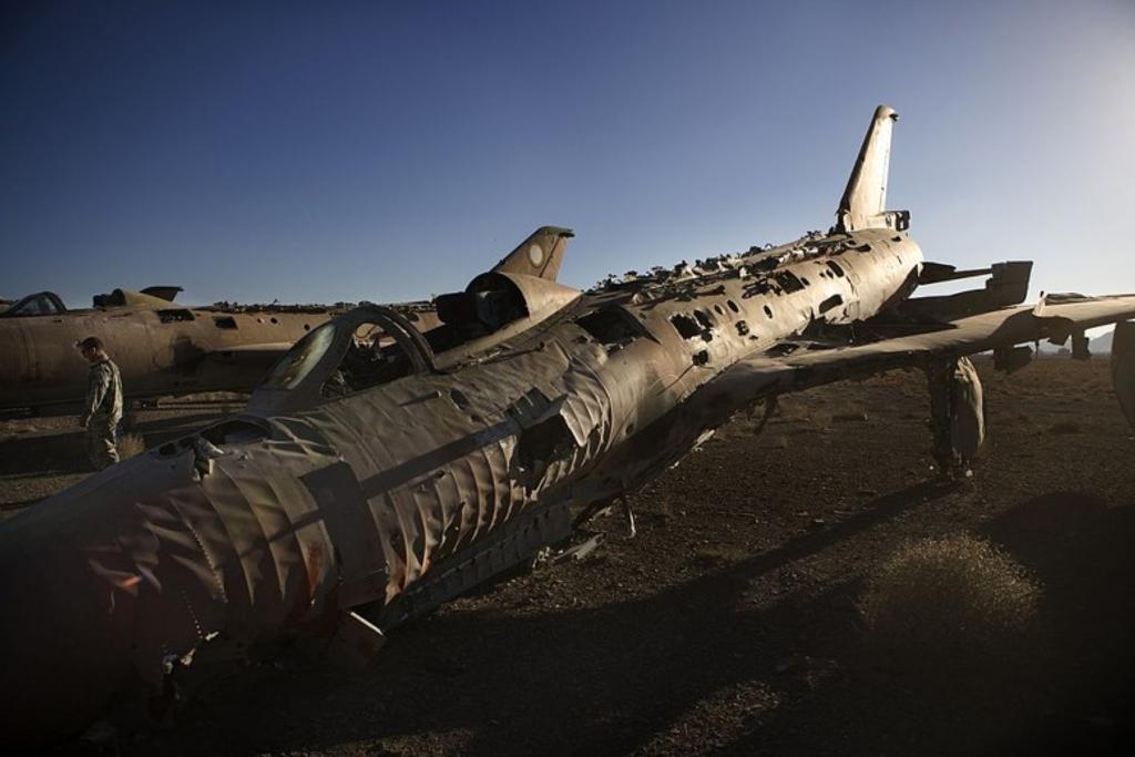Shindand Airfield Plane Wrecks