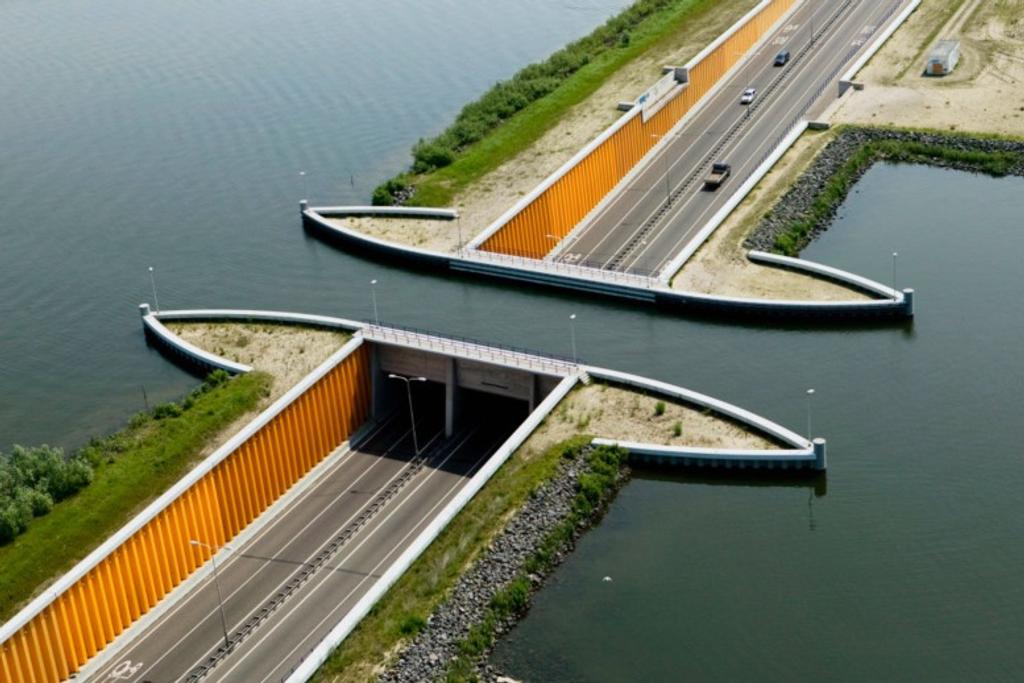 Aqueduct Veluwemeer The Netherlands