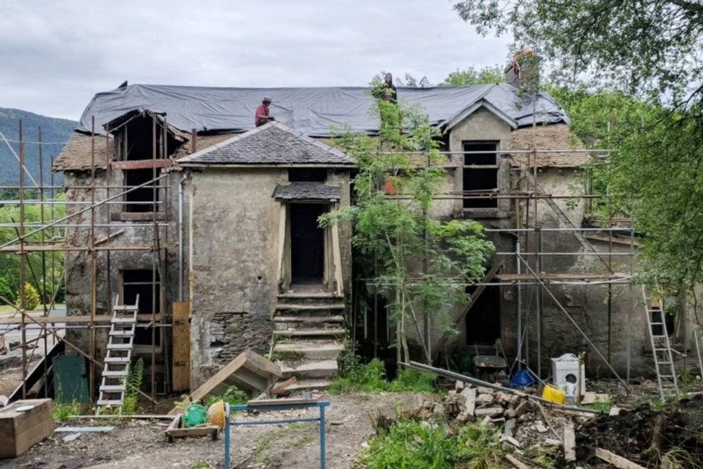 Renovating Old Crumbling House