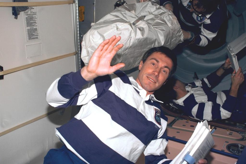 Cosmonaut stuck in space