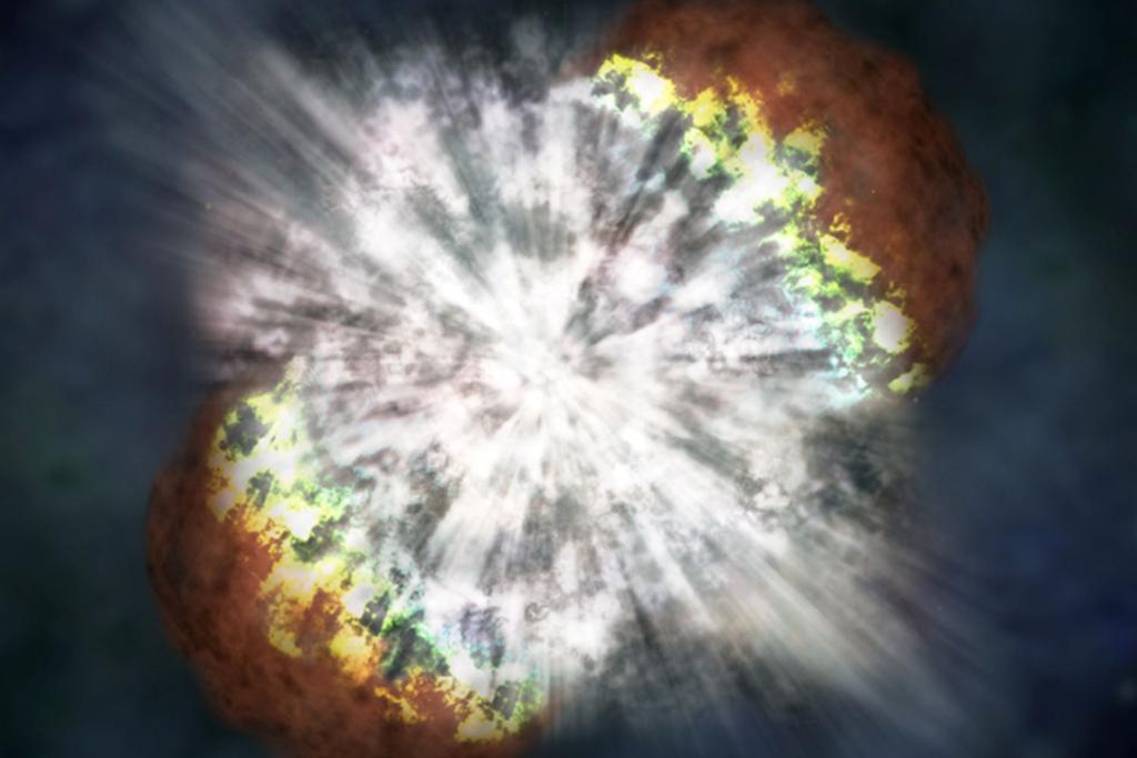 NASA Hubble galaxy supernova