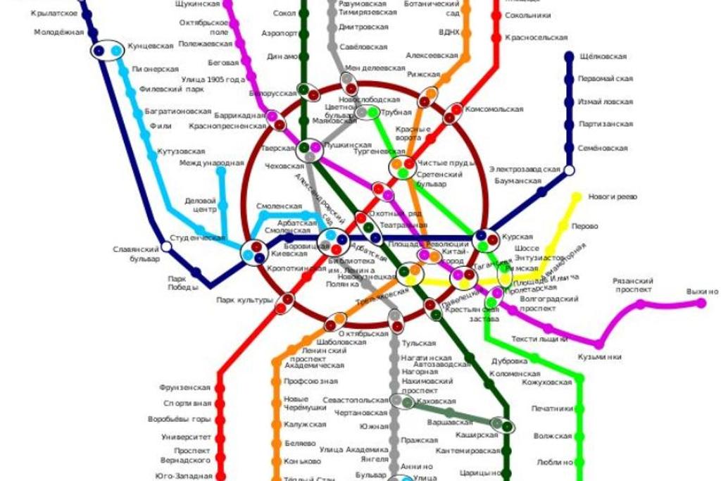 moscow metro russia map