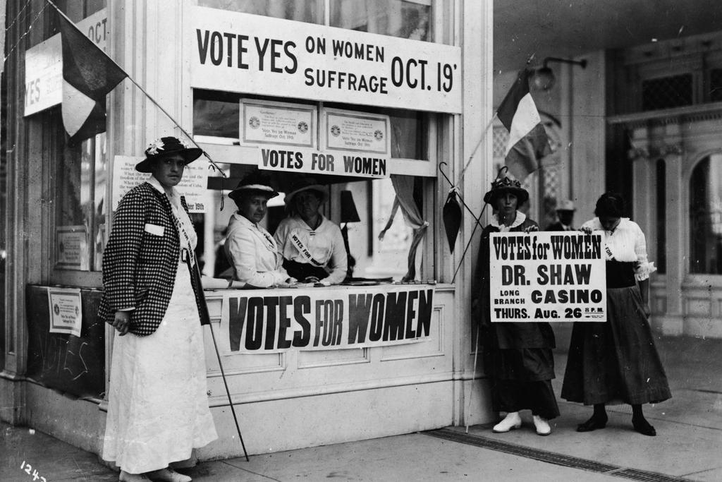 women suffrage 1915 history