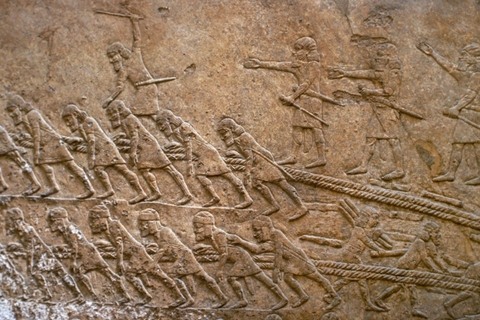 neo-assyrian cave drawings politics