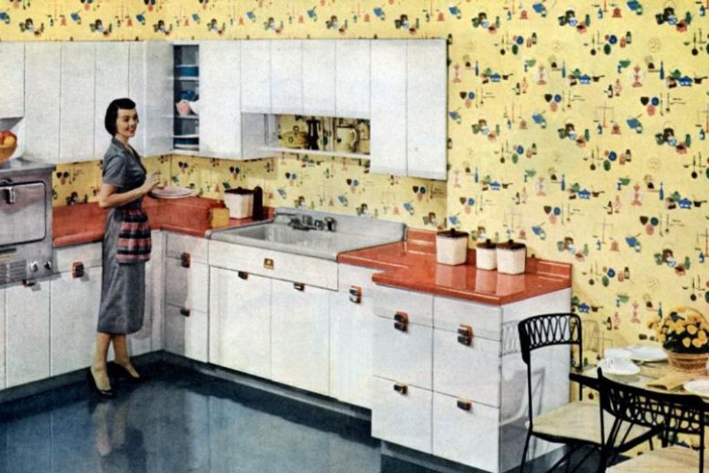 old american home kitchen