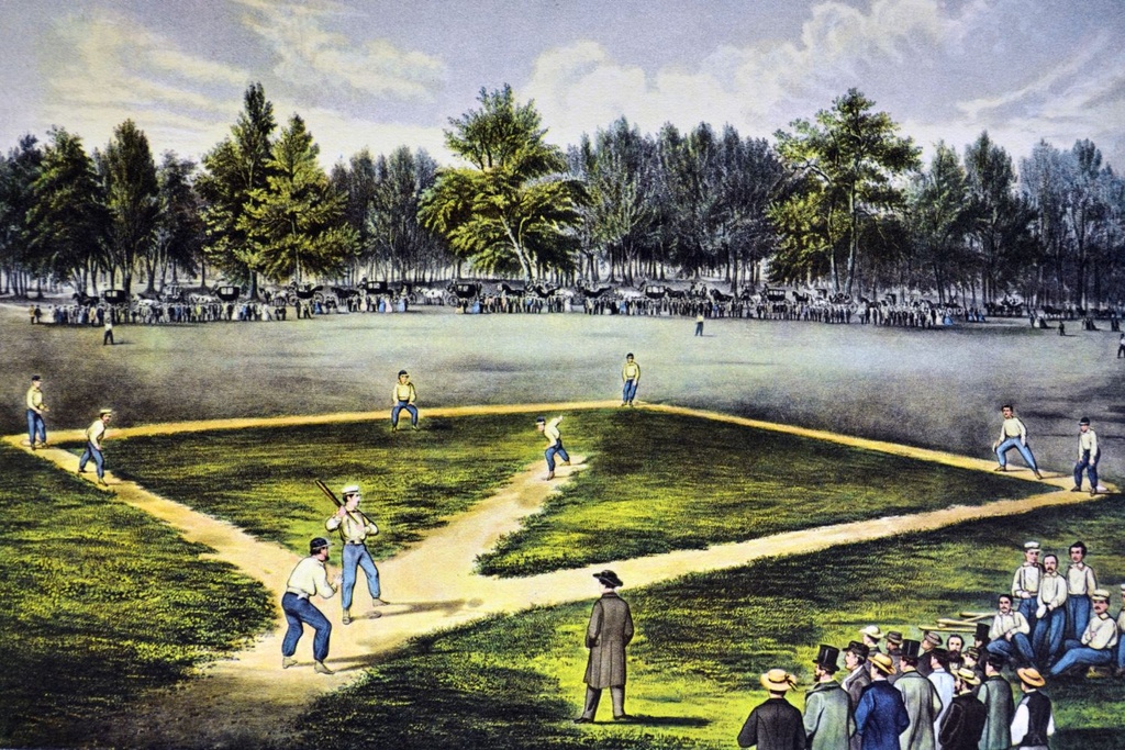 baseball history american sports