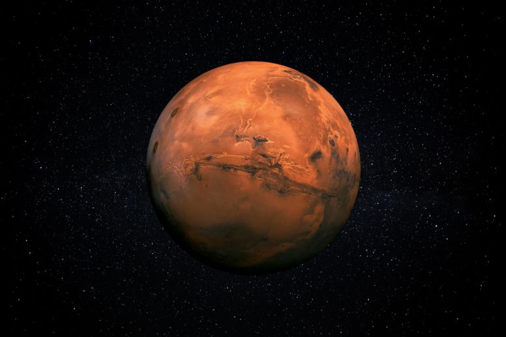 Mars Rendering Outer Space