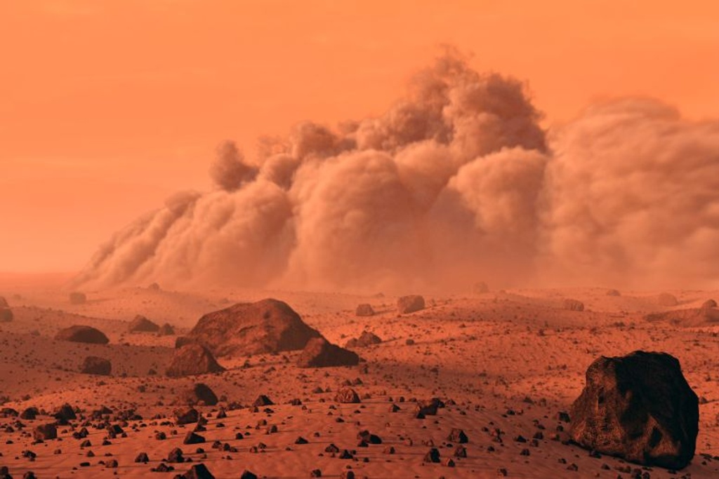 Dust Storm Imagery Mars