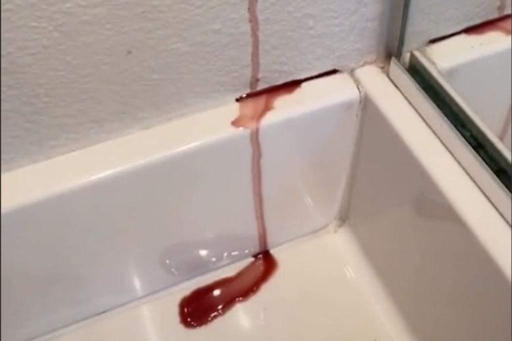 Red Liquid Blood Mystery