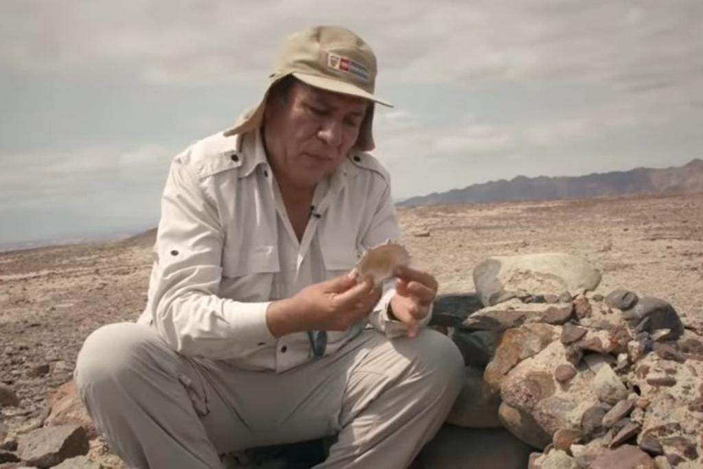 Archaeologist Discovery Nazca Peru