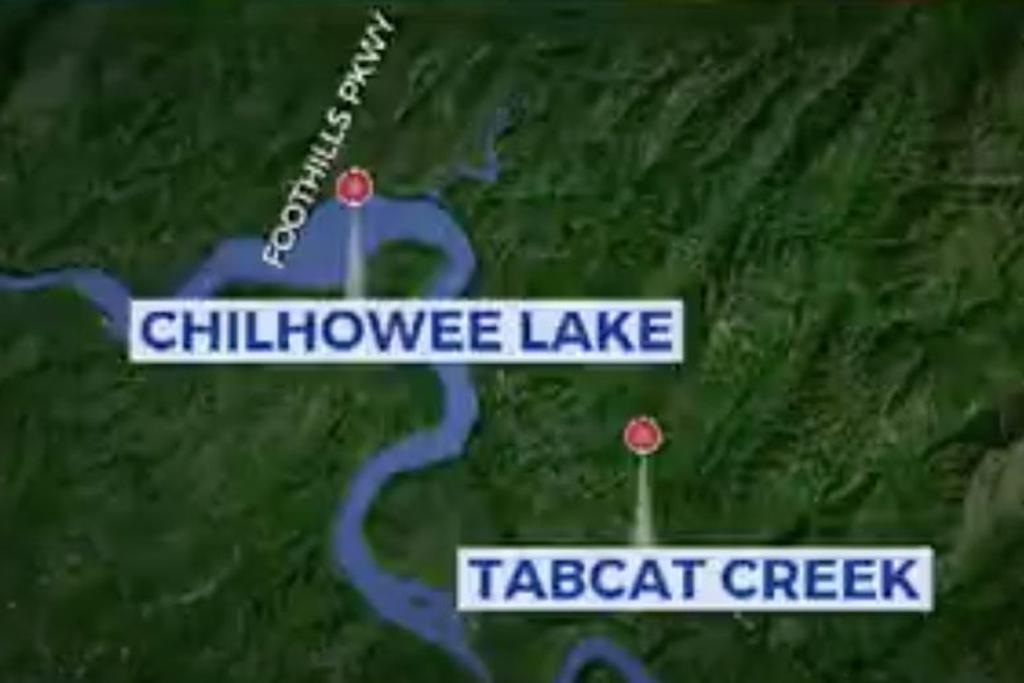 Tabcat Creek Chilhowee Lake Map