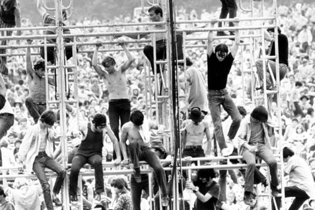 Woodstock 1969 Aerial View